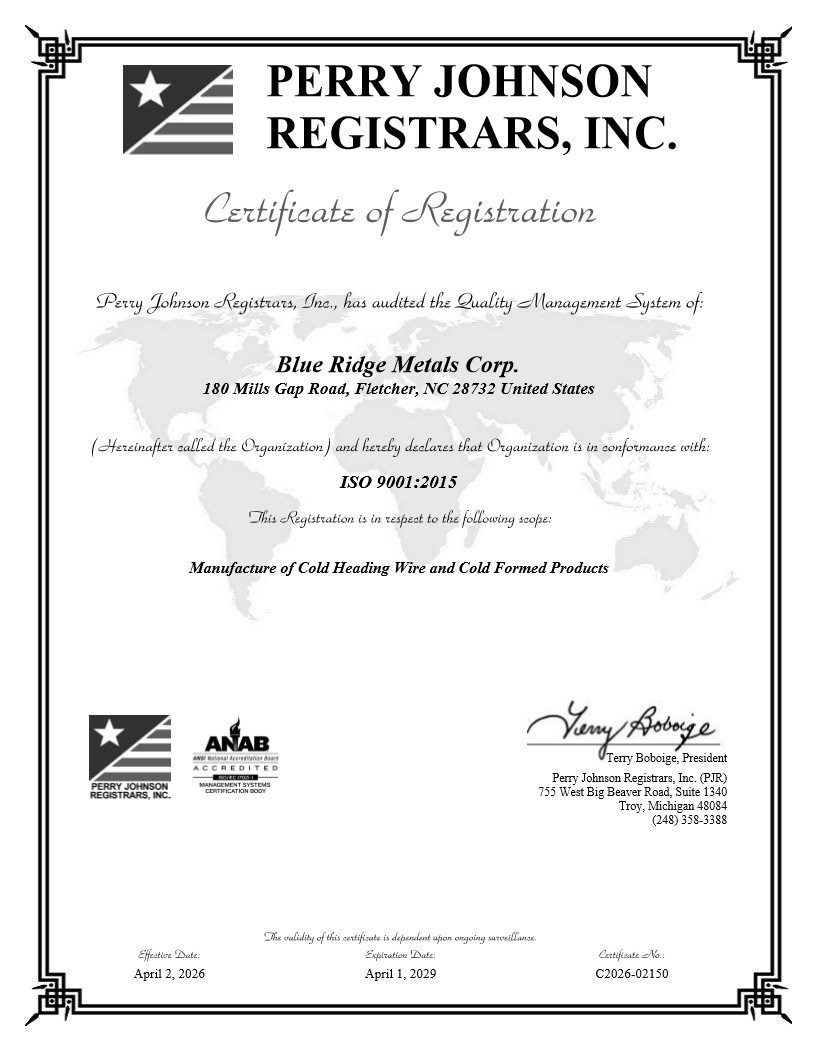 BRM 2026 ISO 9001